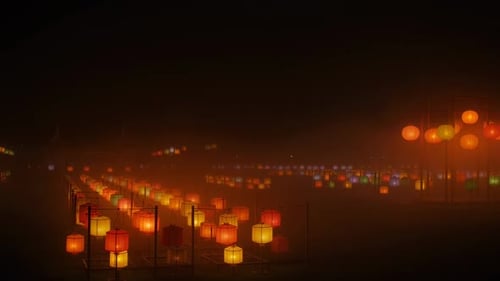 Vesak Night Lanterns