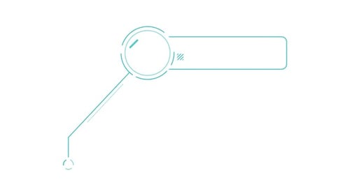 Animated Element for Infographics Callout Box with Circle and Side Line Below
