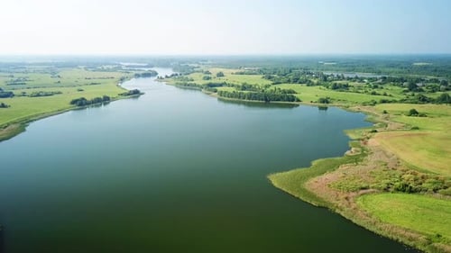 Beautiful Summer Landscape Of Three Lakes 01