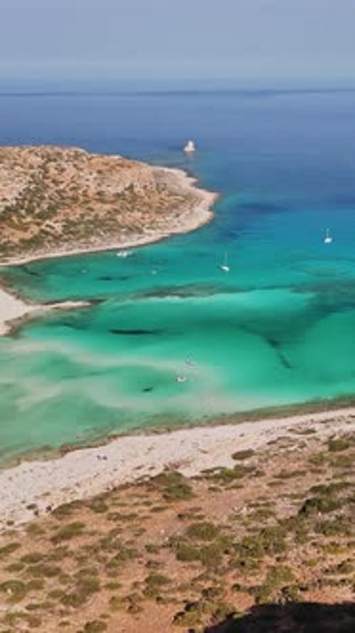 Stunning turquoise waters and golden beaches at Balos Lagoon in Crete