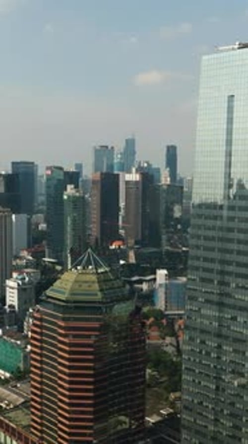 Aerial Drone of Jakarta Indonesia