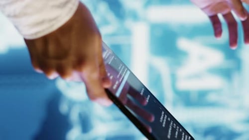Vertical Video IT Developer Writing AI Script