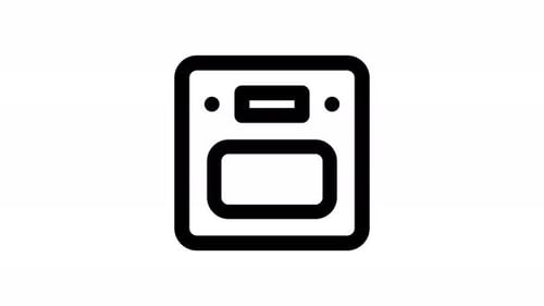 weighing scale line icon animation