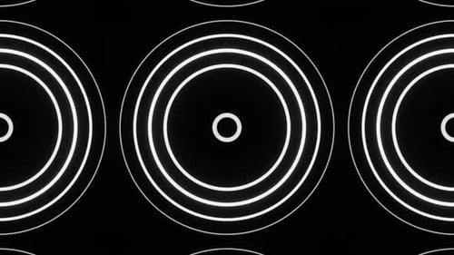 Weißer abstrakter Hintergrund mit lockigem Muster Vj Loop-Animation in HD