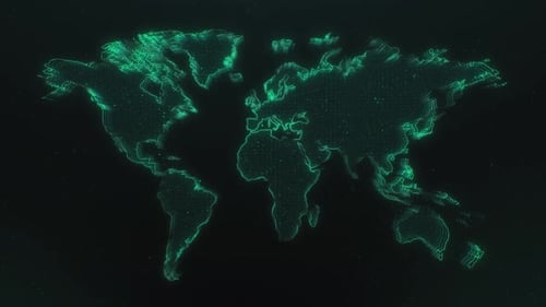Digital World Map