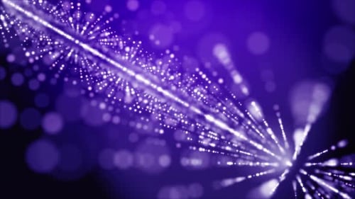 Purple Abstract Particle Background V7