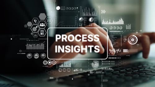 Detailed Visualization of Process Insights with Data Graphics and Business Intelligence Concepts on