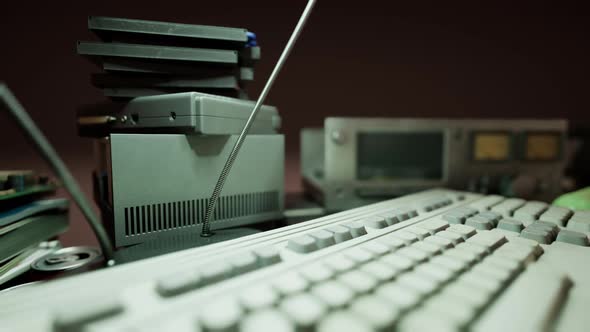 Old Computers From the 80s in an Abandoned Computing Center ...