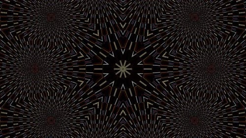 Abstrakter Hintergrund, der Streifen bewegt und mit leuchtenden Lichtpunkten blinkt. Animation mit Kreisen