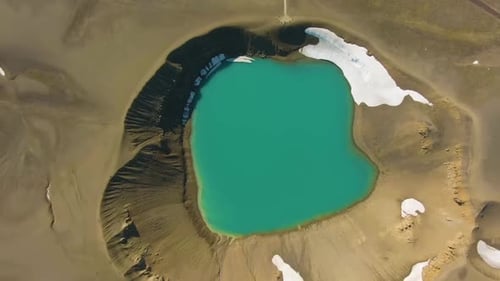 Aerial 4K drone captures cinematic footage of Iceland's stunning blue lagoon, showcasing its natural