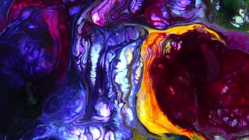 Abstract Colorful Ink Movements Spreads On Water Texture 324