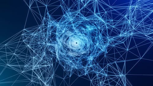 Plexus Portal: Animationshintergrund mit Endlosschleife