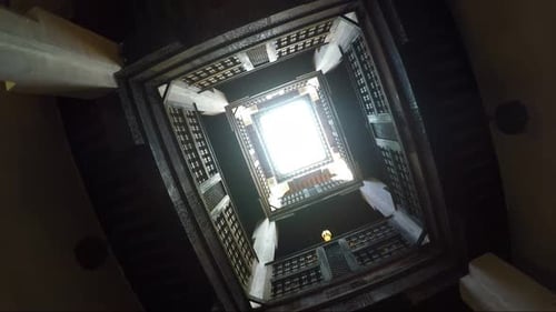 4K Footage of the interior of a Madrasa in Fez, Morroco
