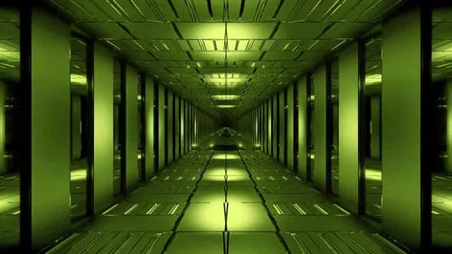 Dynamische psychedelische Tunnel-Hintergrundanimation