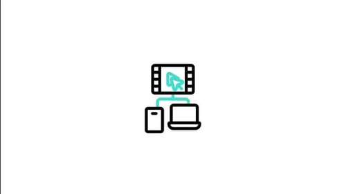 Animiertes Netzwerksymbol