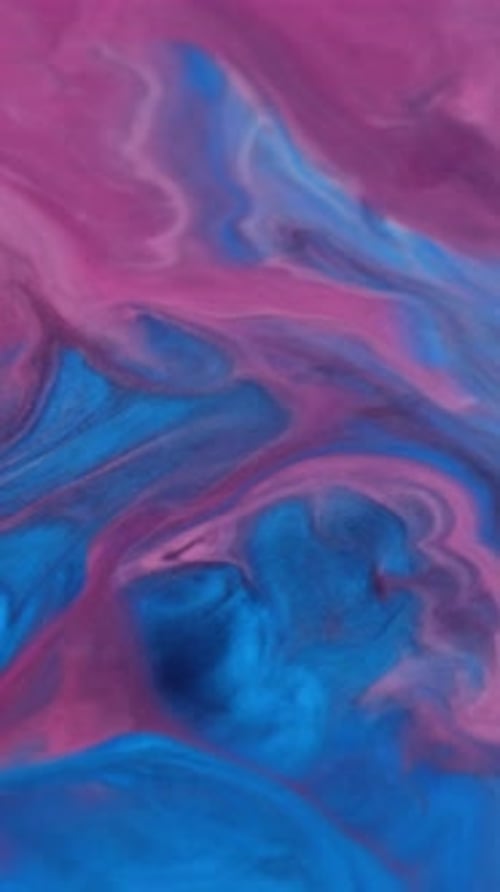 Vertical Enamel Splash Flow Paint Ripple Acrylic