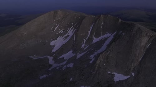 Sunset sundown Summit Lake Park Denver Mount Blue Sky Evans Denver Front range fourteener drone