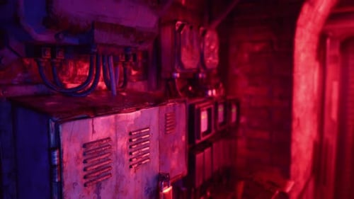 A Room with a Bunch of Electrical Equipment in It