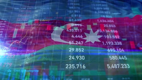 Azerbaijan Flag Customs Tariff On Stock Market