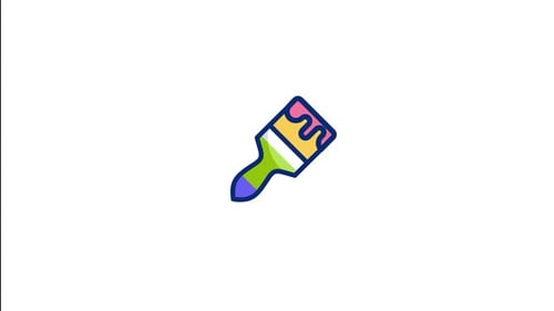 Paintbrush Animated Icon