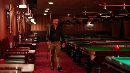 Cowboy In Billiards Club