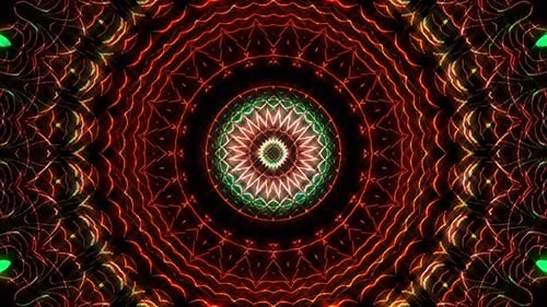 background moving stripes and flashing with shining light lines. Animation with circles