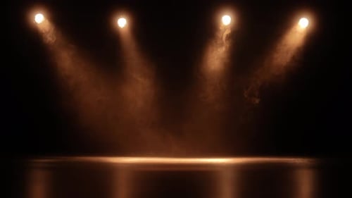 Flow Stage of Formless Smoke Swirling Against a Black Background