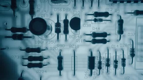 Electronic PCB Printed Circuit Board Digital Abstract Background Electrical Scheme Technology