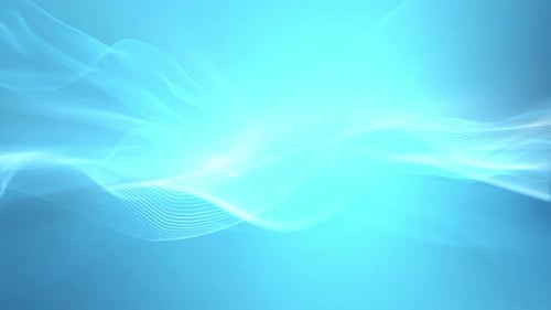 Dynamic Aqua Wave Lines – Continuous Abstract Motion