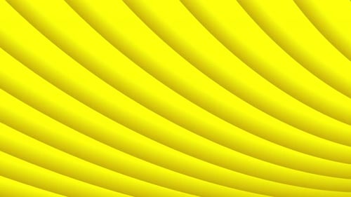 Abstract Yellow Wavy Lines Seamless Loop Background Animation
