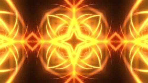 Abstract Fluid Kaleidoscope Light Streaks Background