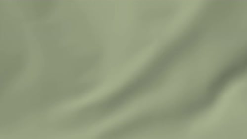 Soft Sage Green Fabric Waving Smooth Texture Visual Background Gentle Pastel Cloth Motion Abstract