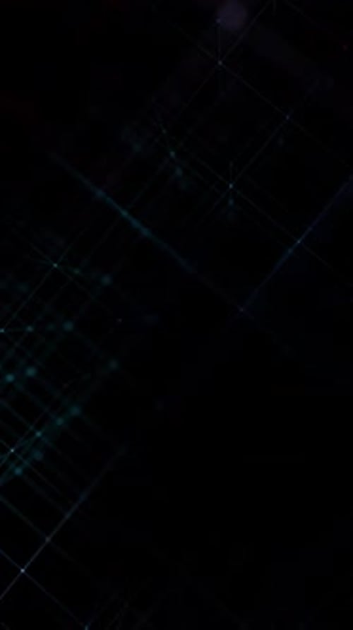 Vertical Video - Plexus Data Network Grid Technology Background