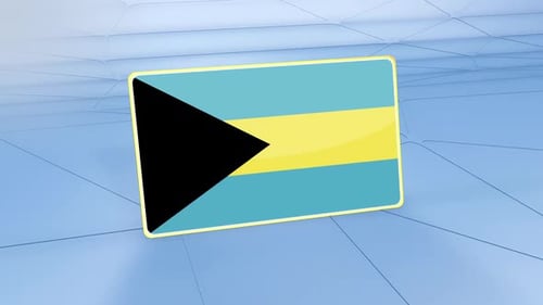 Visualización de la bandera de Bahamas