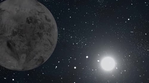Moon planet animated