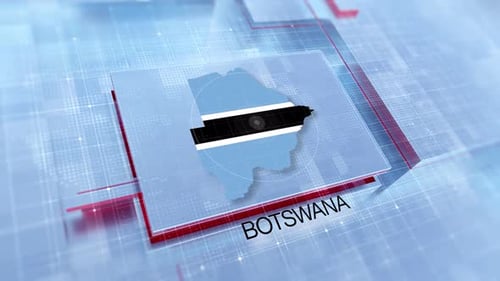 Displaying The Botswana Map