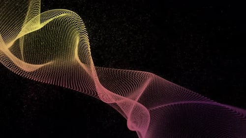 Abstract modern Wave Background