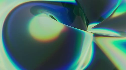 Abstract 3D Glass Orb Background Loop