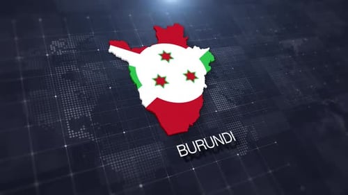 Burundi Map Displaying