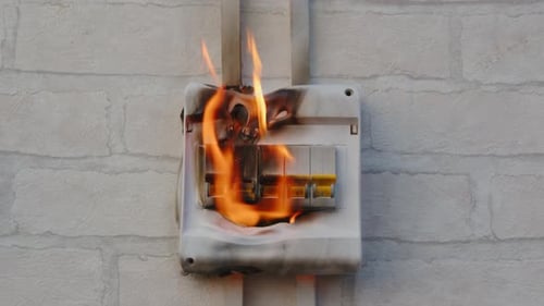 Fuse Box on Fire