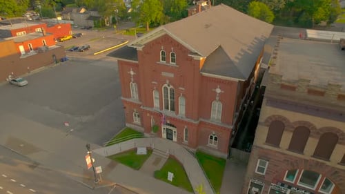 Assembly hall in Downtown Palmyra in New York State USA. Also the location of the beginnings of Morm