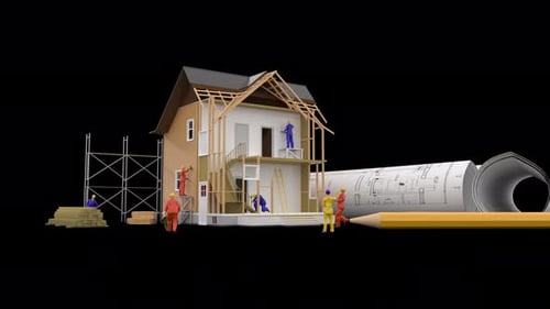 Construcción de casas inmobiliarias 02