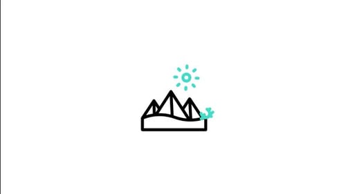 Pyramids Animated Icon