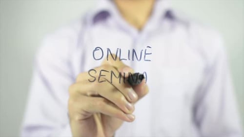 Hand Writing Online Seminar on Glass Board