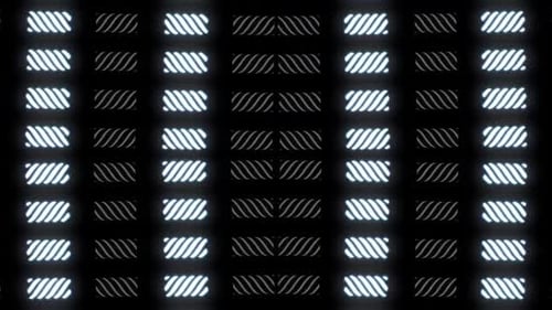 Dynamic Geometric Flashing Pattern Background