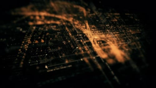 Advanced Data Matrix Simulation Vertical Background 19