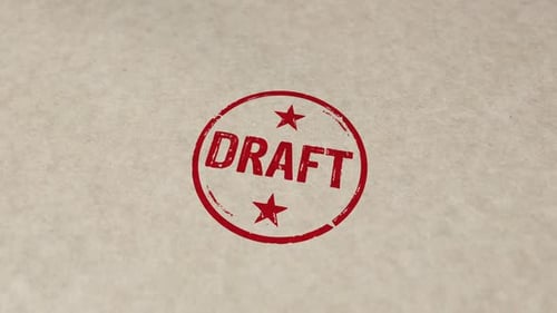Draft project stamp and stamping