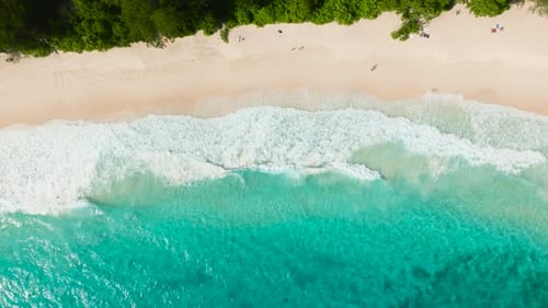 Beautiful Beach an in Seychelles