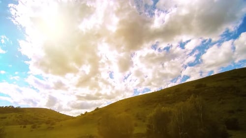 UHD Mountain Meadow Timelapse at the Summer