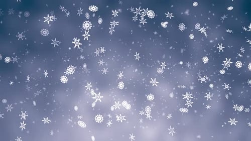 Particles Snowflake V4